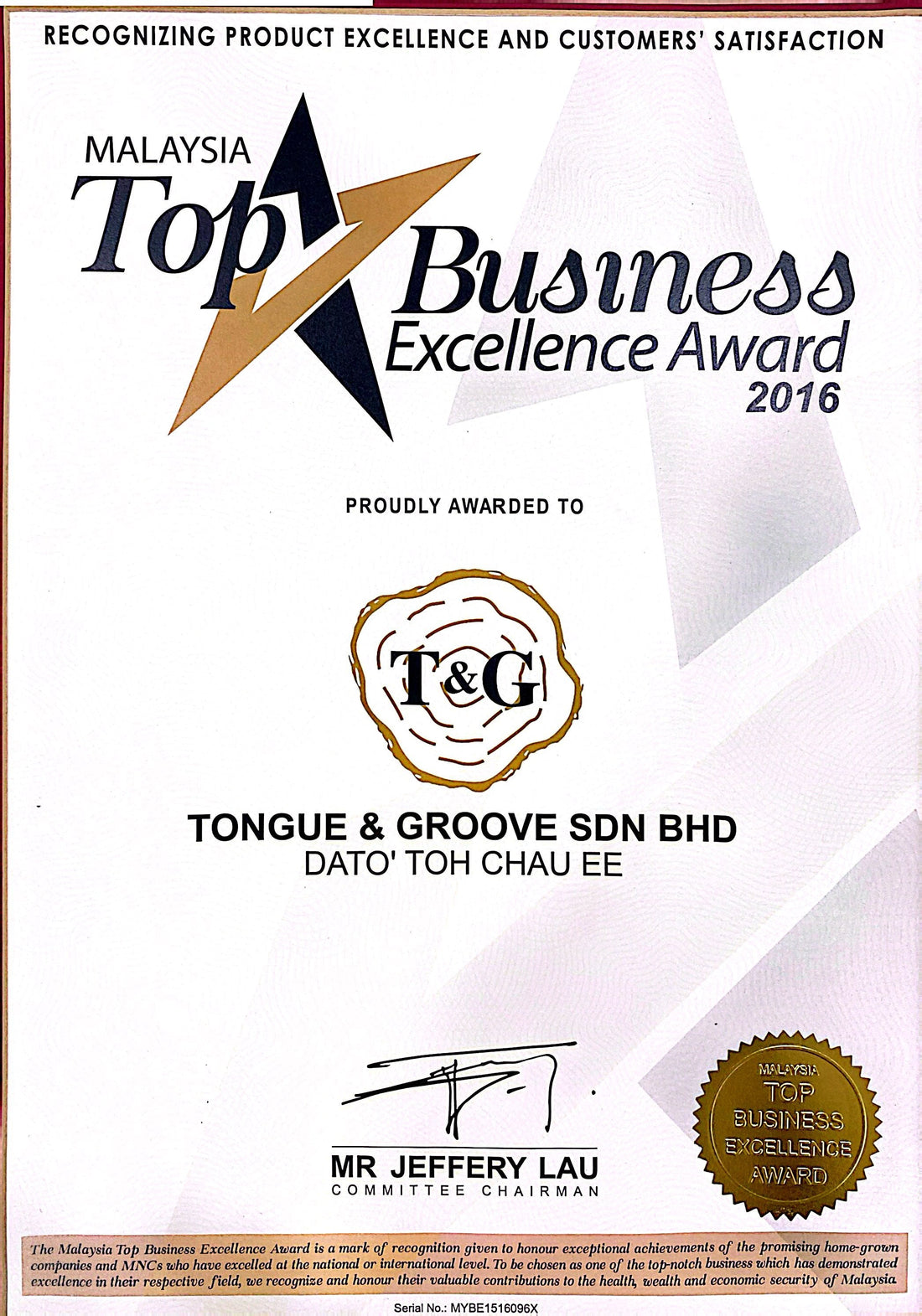 Top Business Excellence Awards